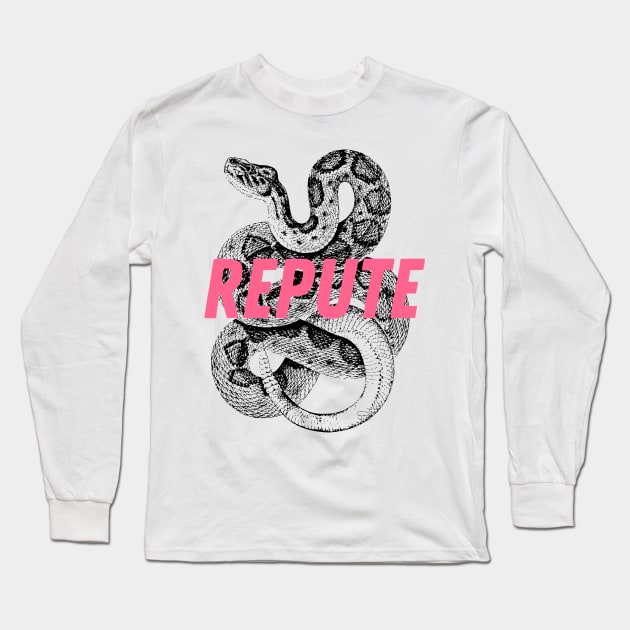 Repute reputation in spanish design Long Sleeve T-Shirt by kuallidesigns